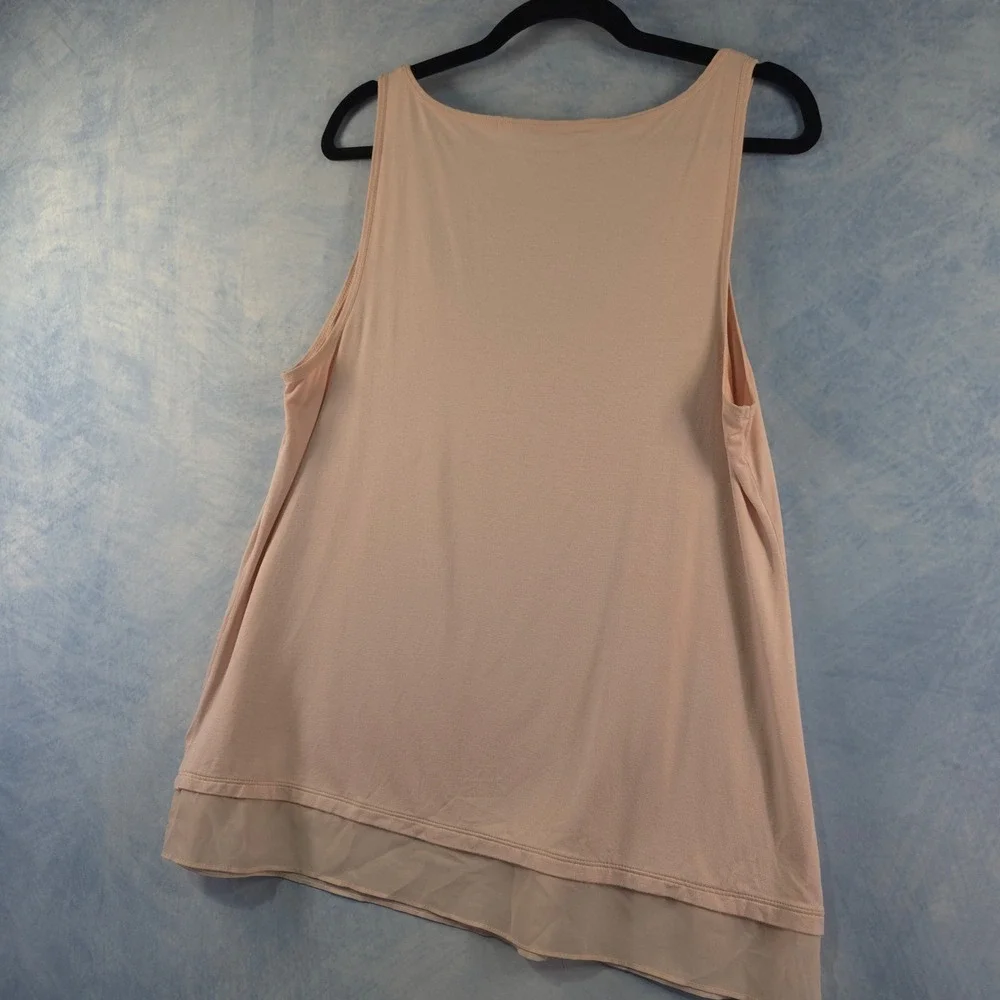 Lauren Ralph Lauren Womens Blush Pink‎ Cardigan and Tank Top Twin Set Size L